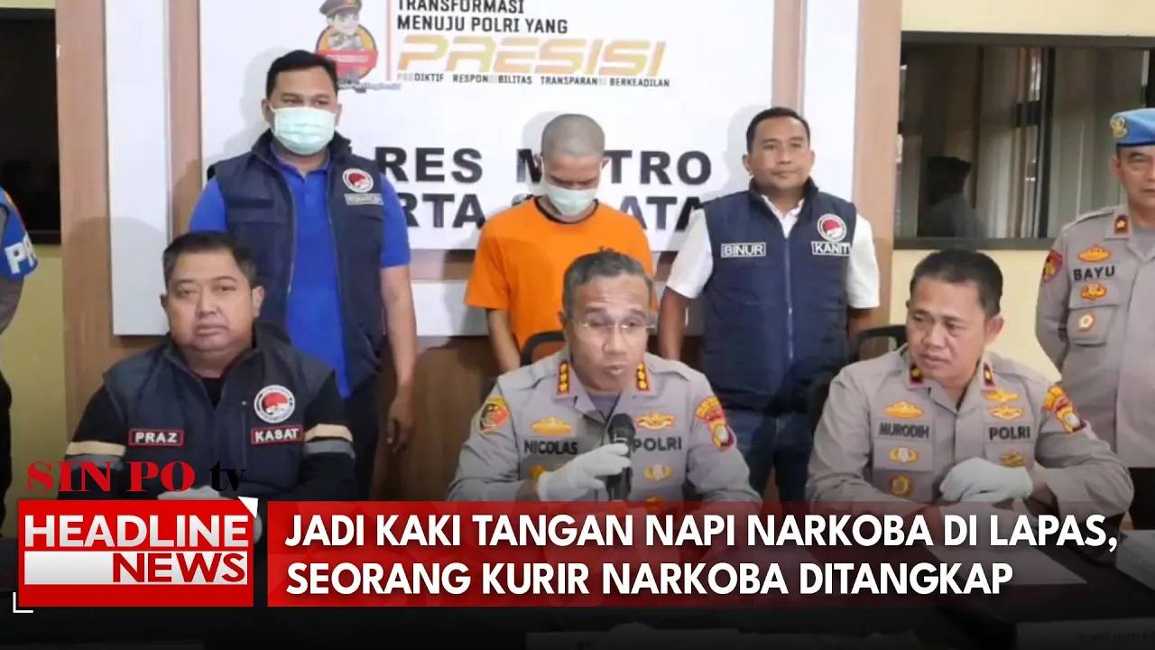 Jadi Kaki Tangan Napi Narkoba Di Lapas, Seorang Kurir Narkoba Ditangkap