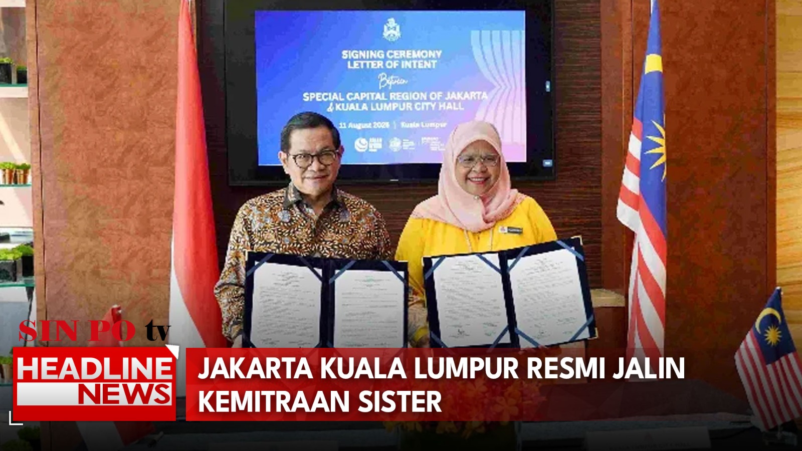 Jakarta Kuala Lumpur Resmi Jalin Kemitraan Sister City