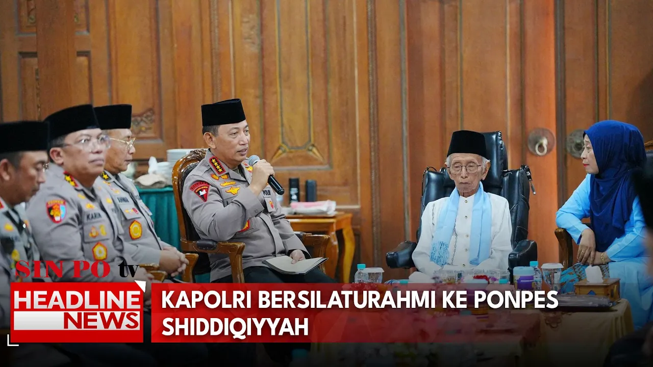 Kapolri Bersilaturahmi Ke Ponpes Shiddiqiyyah