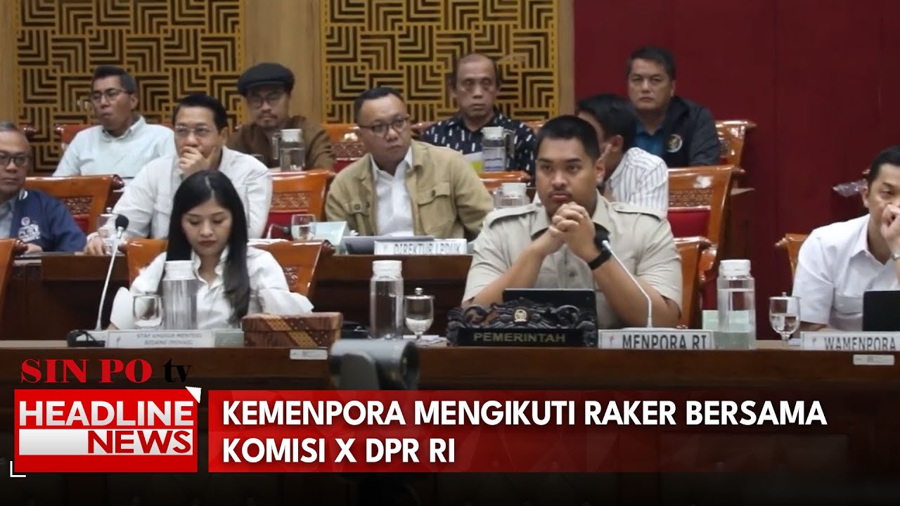 Kemenpora Mengikuti Raker Bersama Komisi X DPR RI