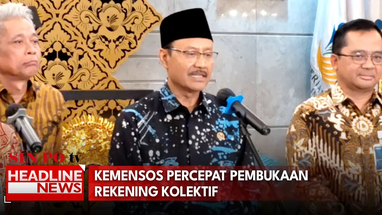 Kemensos Percepat Pembukaan Rekening Kolektif Untuk Penyaluran Bansos