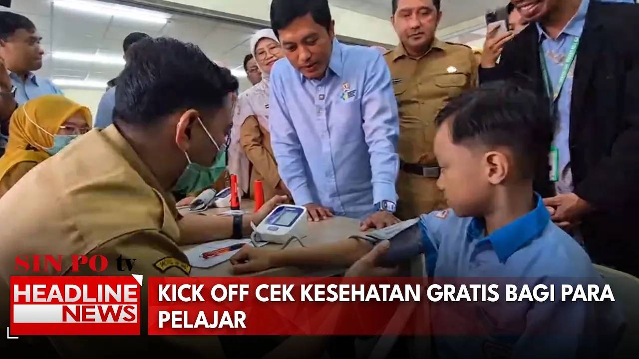 Kick Off Cek Kesehatan Gratis bagi Para Pelajar