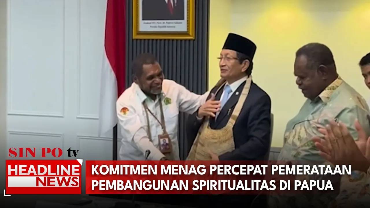 Komitmen Menag Percepat Pemerataan Pembangunan Spiritualitas Di Papua