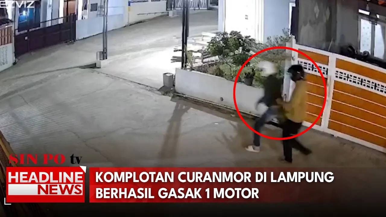 Komplotan Curanmor Di Lampung Berhasil Gasak 1 Motor
