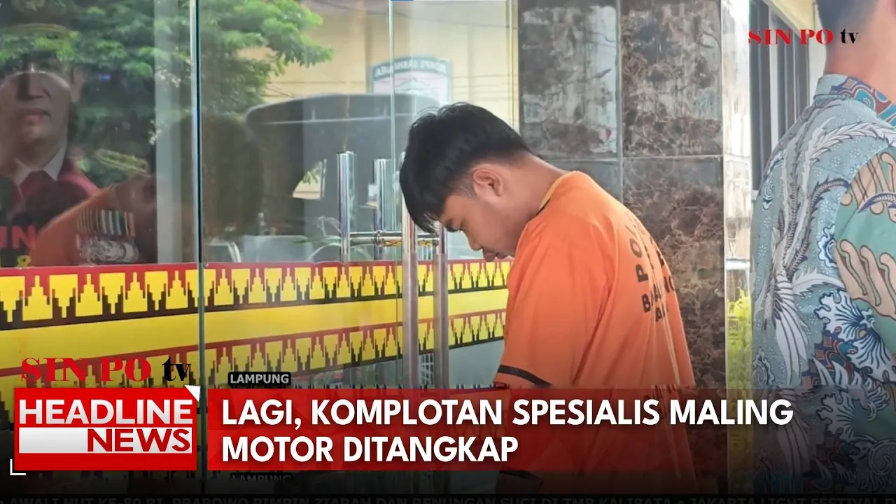Lagi, Komplotan Spesialis Maling Motor Ditangkap