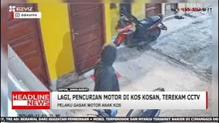 Lagi, Pencurian Motor di Kos-kosan, Terekam CCTV