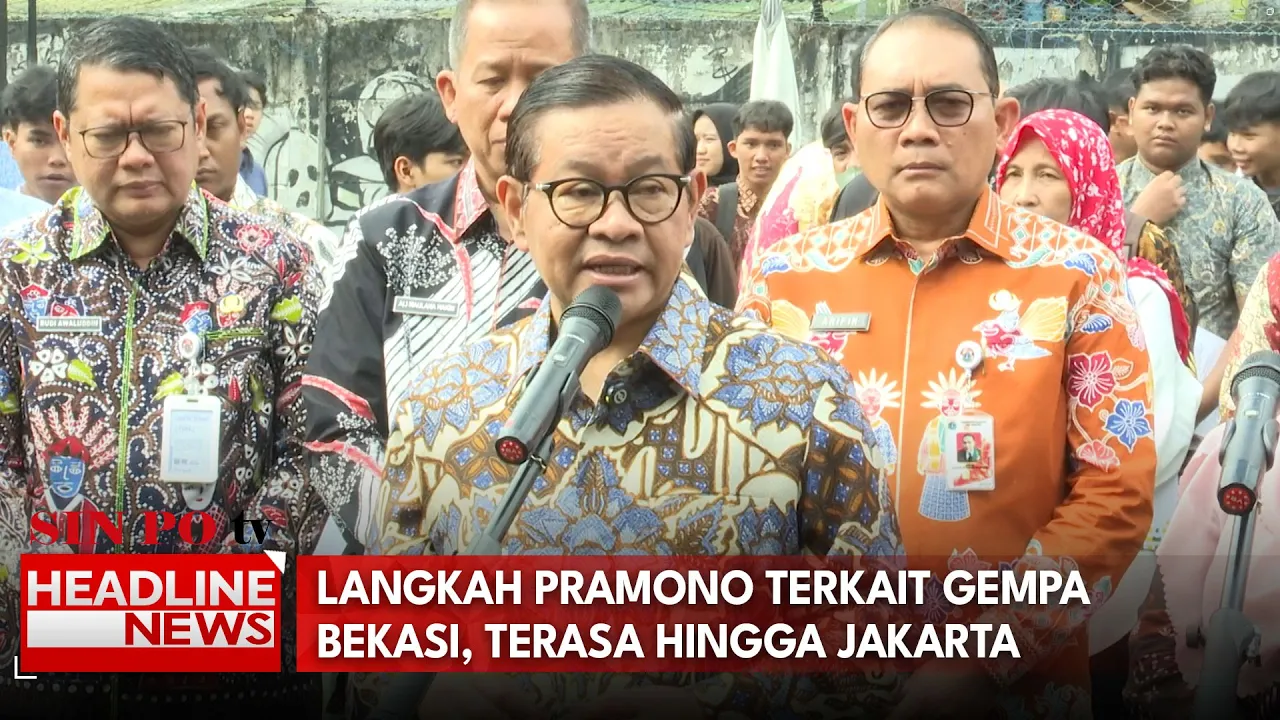 Langkah Pramono Terkait Gempa Bekasi, Terasa Hingga Jakarta