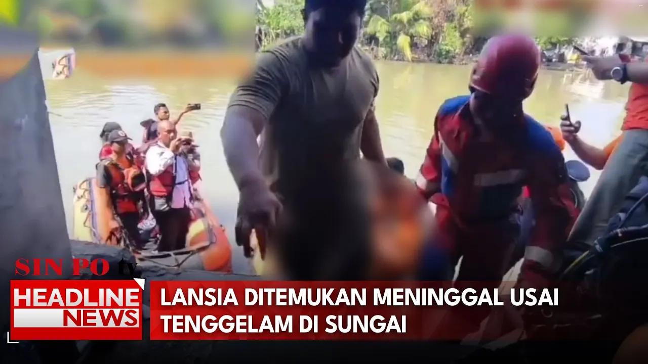 Lansia Ditemukan Meninggal Usai Tenggelam Di Sungai