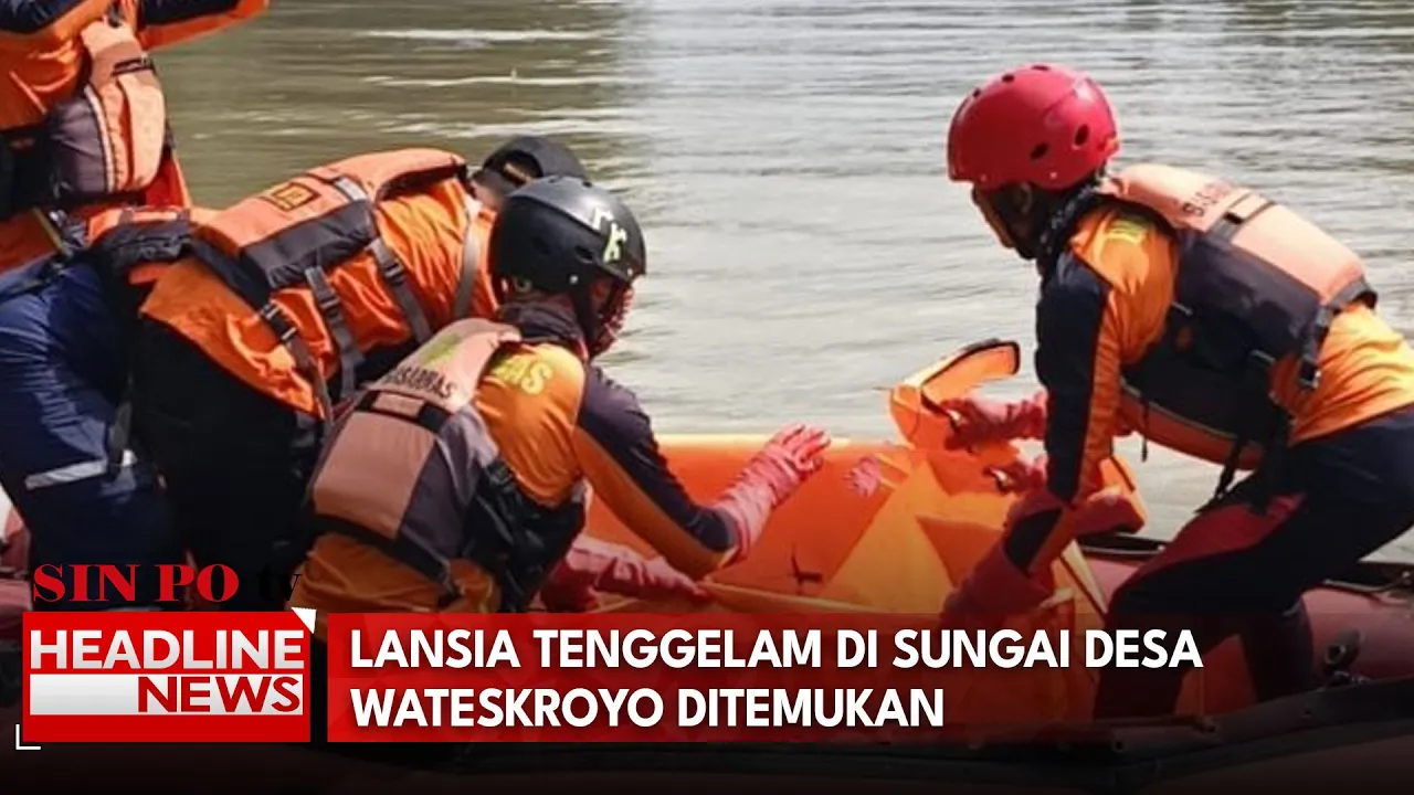 Lansia Tenggelam di Sungai Desa Wateskroyo Ditemukan