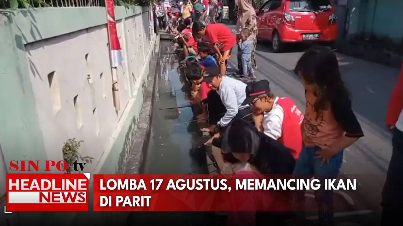 Lomba 17 Agustus, Memancing Ikan di Parit