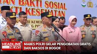 Mabes Polri Gelar Pengobatan Gratis Dan Baksos Di Bogor