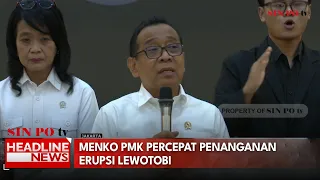 Menko PMK Percepat Penanganan Erupsi Lewotobi