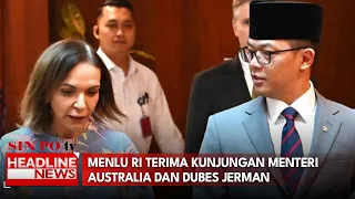 Menlu RI Terima Kunjungan Menteri Australia Dan Dubes Jerman