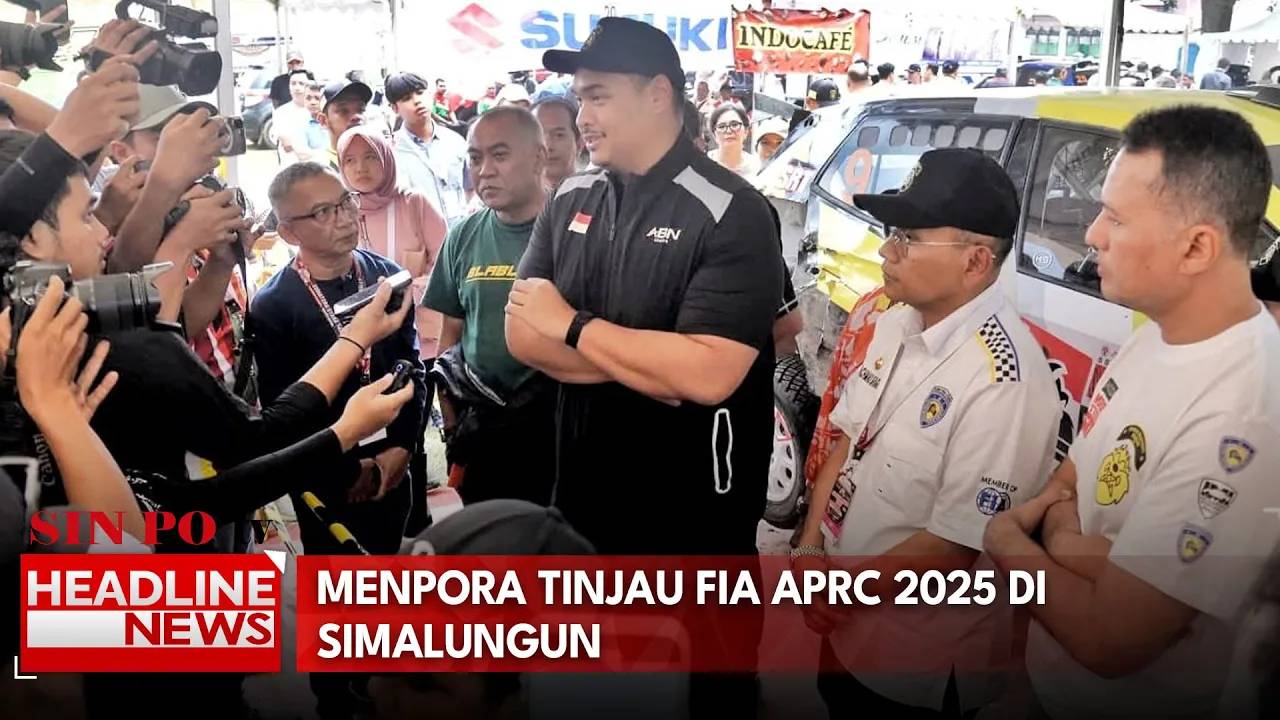 Menpora Tinjau FIA APRC 2025 di Simalungun