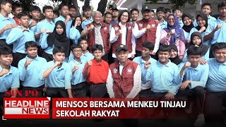Mensos Bersama Menkeu Tinjau Sekolah Rakyat