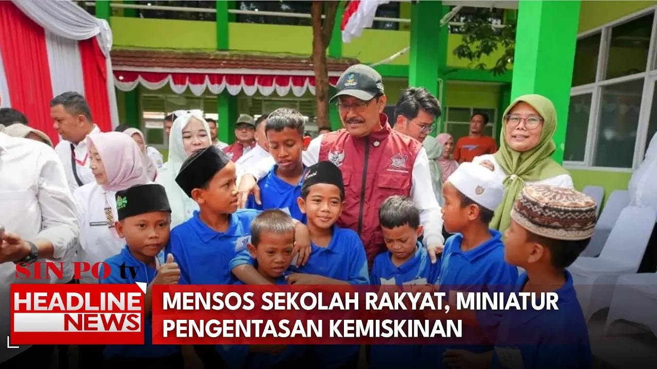 Mensos Sekolah Rakyat, Miniatur Pengentasan Kemiskinan