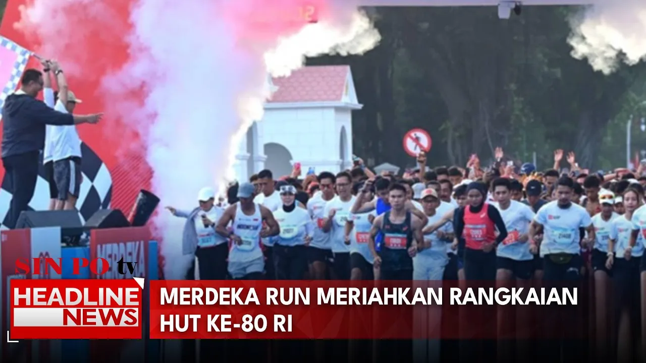 Merdeka Run Meriahkan Rangkaian HUT Ke-80 RI