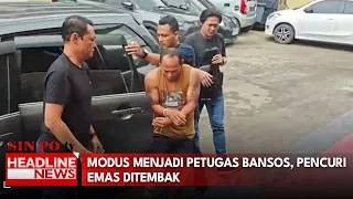 Modus Menjadi Petugas Bansos, Pencuri Emas Ditembak