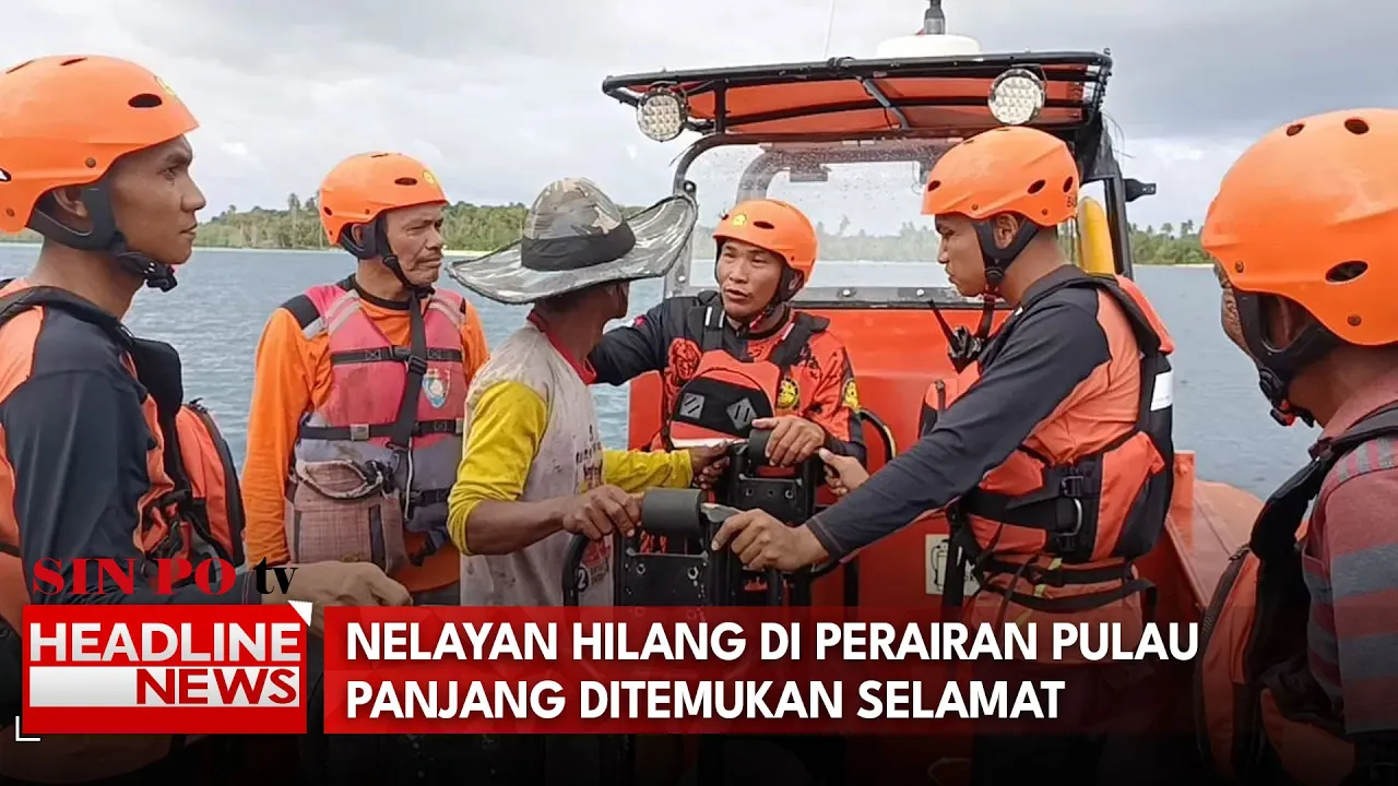 Nelayan Hilang Di Perairan Pulau Panjang Ditemukan Selamat