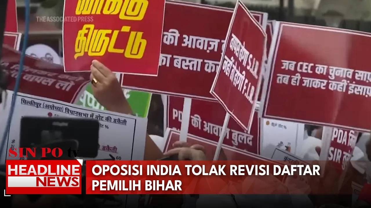 Oposisi India Tolak Revisi Daftar Pemilih Bihar