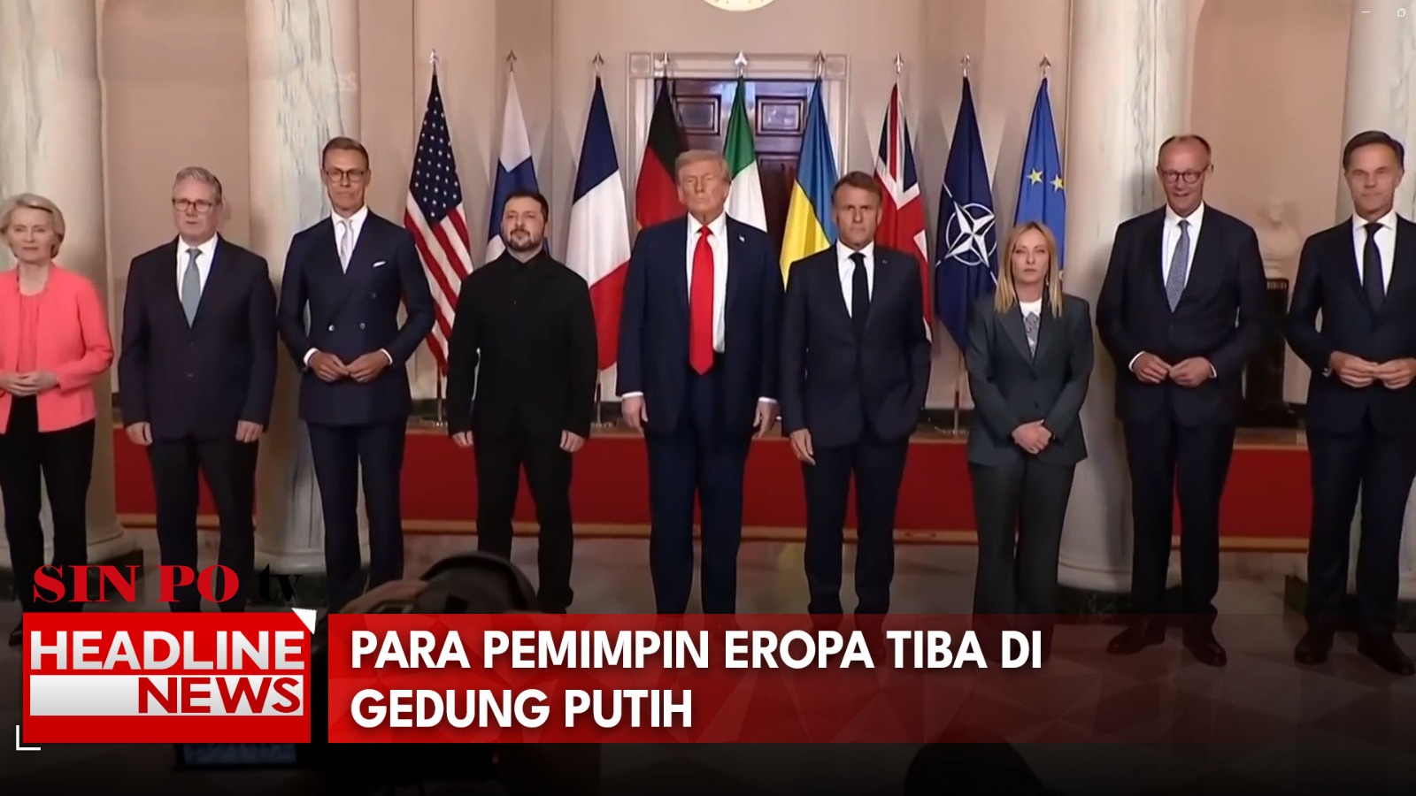 Para Pemimpin Eropa Tiba di Gedung Putih
