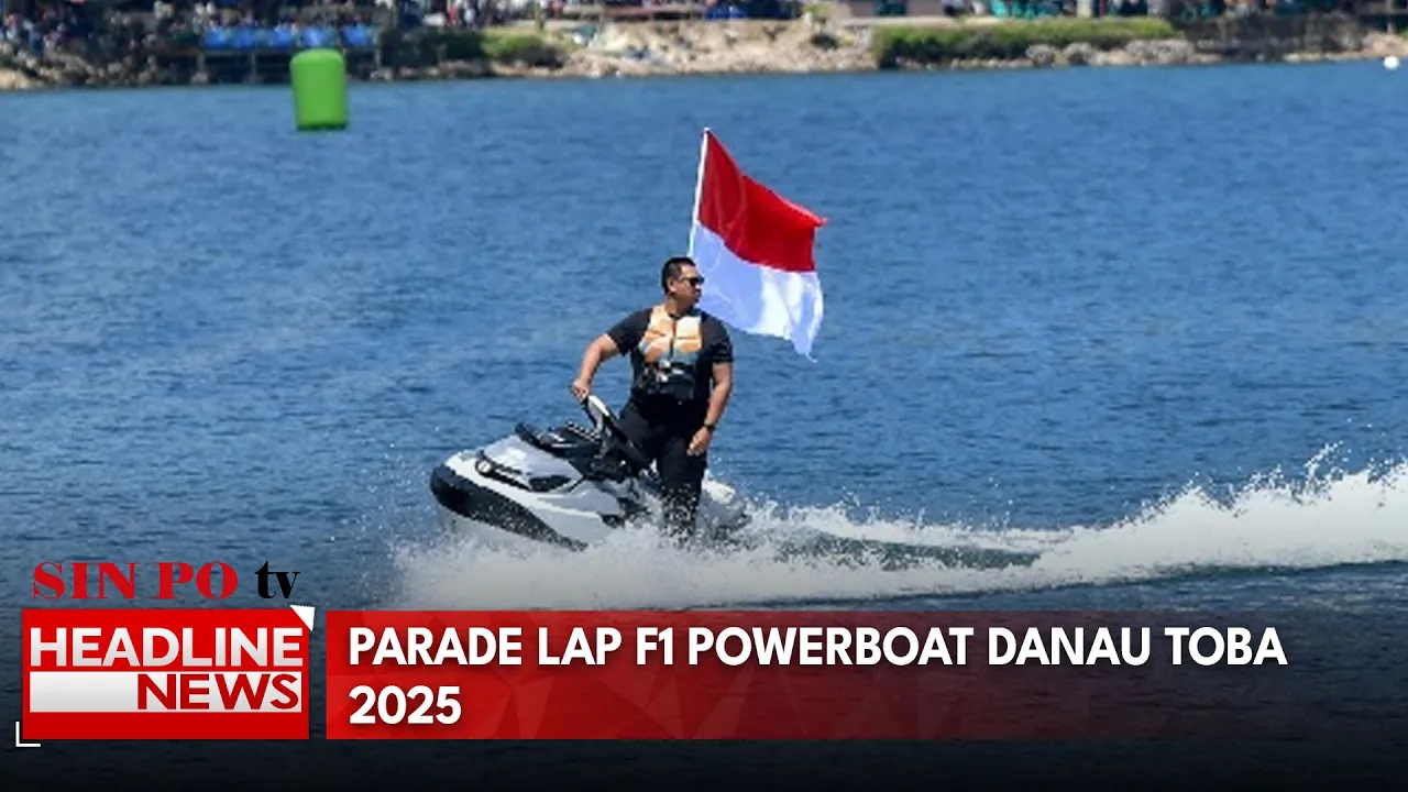 Parade Lap F1 Powerboat Danau Toba 2025