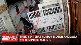 Parkir di Teras Rumah, Motor Anggota TNI Digondol Maling
