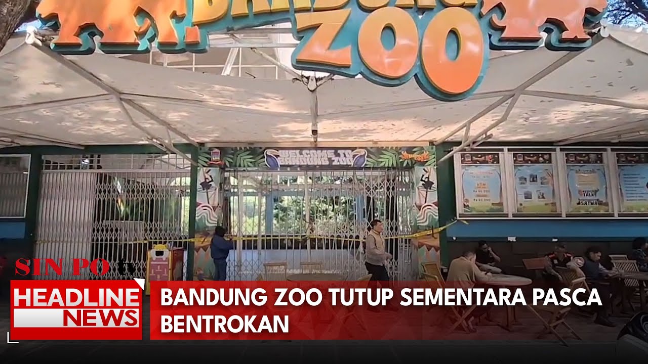 Pasca Bentrokan, Bandung Zoo Ditutup Sementara