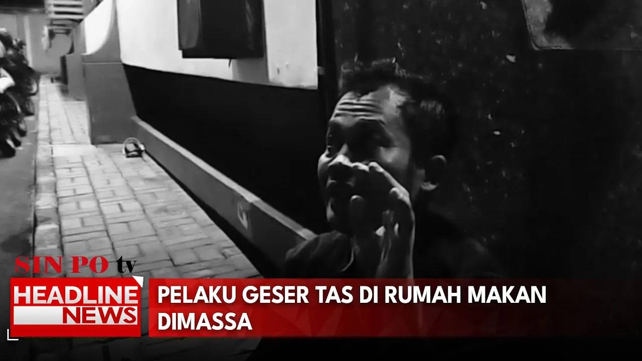 Pelaku Geser Tas Di Rumah Makan Dimassa