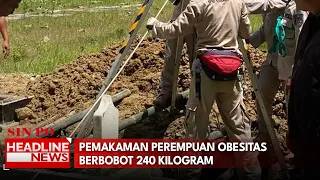 Pemakaman Perempuan Obesitas Berbobot 240 Kilogram