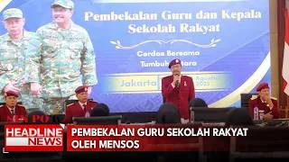 Pembekalan Guru Sekolah Rakyat oleh Mensos
