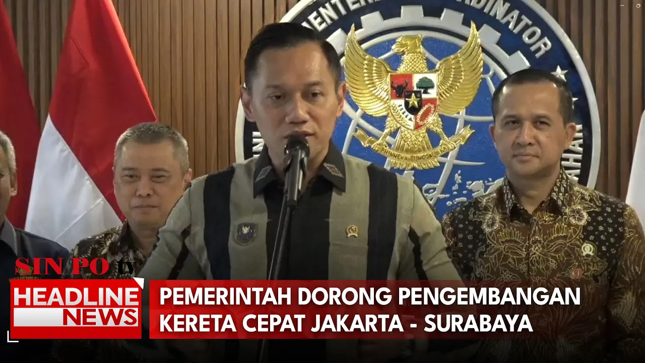 Pemerintah Dorong Pengembangan Kereta Cepat Jakarta - Surabaya