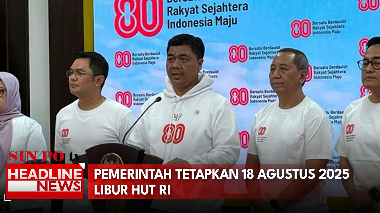 Pemerintah Tetapkan 18 Agustus 2025 Libur HUT RI