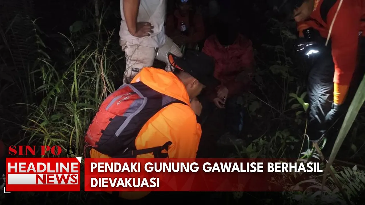 Pendaki Gunung Gawalise Berhasil Dievakuasi