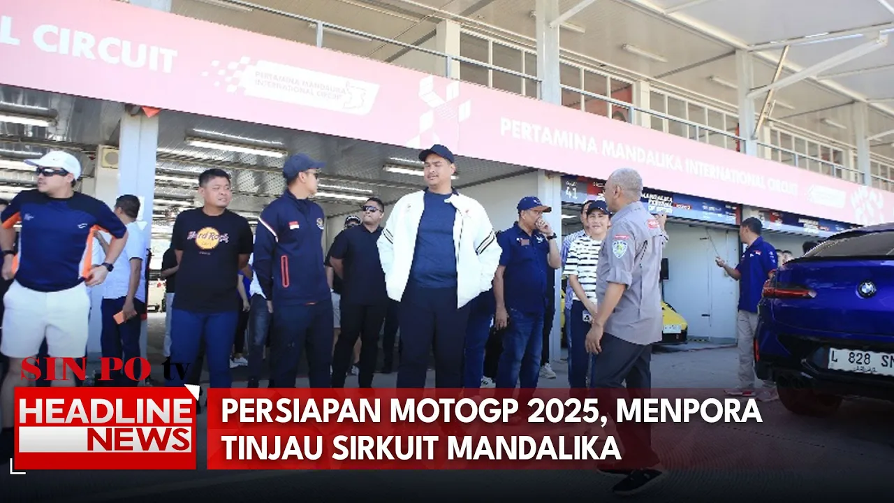 Persiapan MotoGP 2025, Menpora Tinjau Sirkuit Mandalika