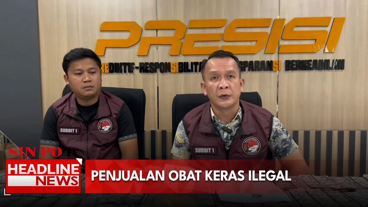 Polda Banten Bongkar Toko Perlengkapan Bayi Yang Jual Puluhan Ribu Obat Keras Ilegal