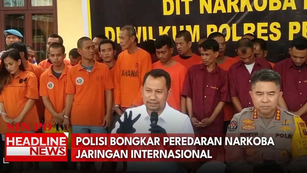 Polisi Bongkar Peredaran Narkoba Jaringan Internasional