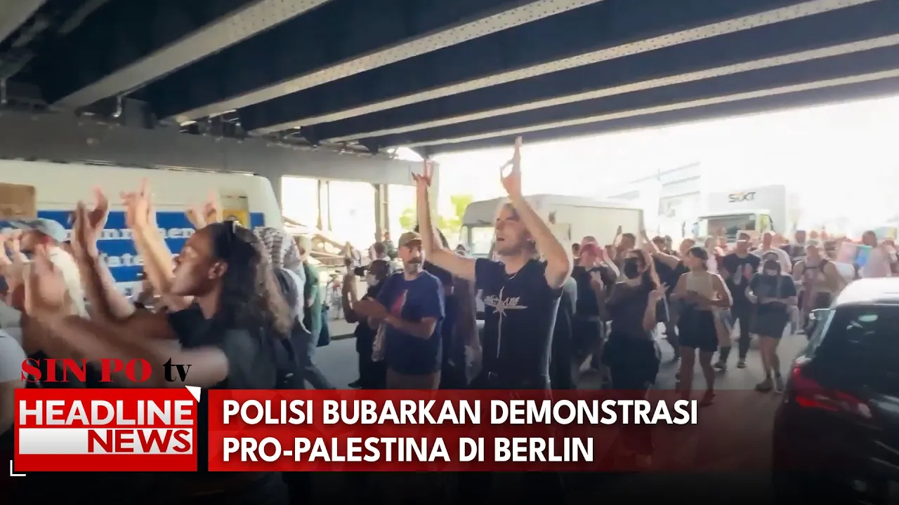 Polisi Bubarkan Demonstrasi Pro-Palestina di Berlin