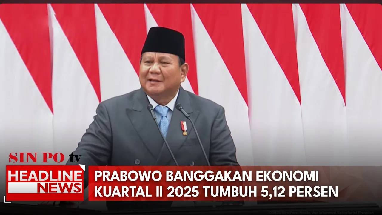 Prabowo Banggakan Ekonomi Kuartal II 2025 Tumbuh 5,12 Persen