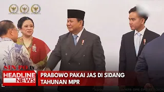 Prabowo Pakai Jas di Sidang Tahunan MPR
