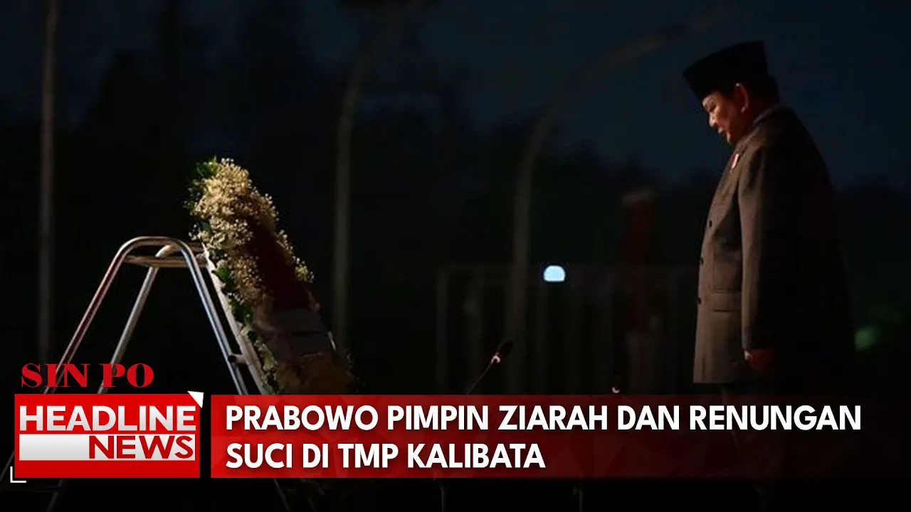 Prabowo Pimpin Ziarah Dan Renungan Suci Di TMP Kalibata