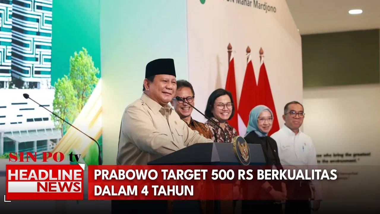 Prabowo Target 500 RS Berkualitas Dalam 4 Tahun