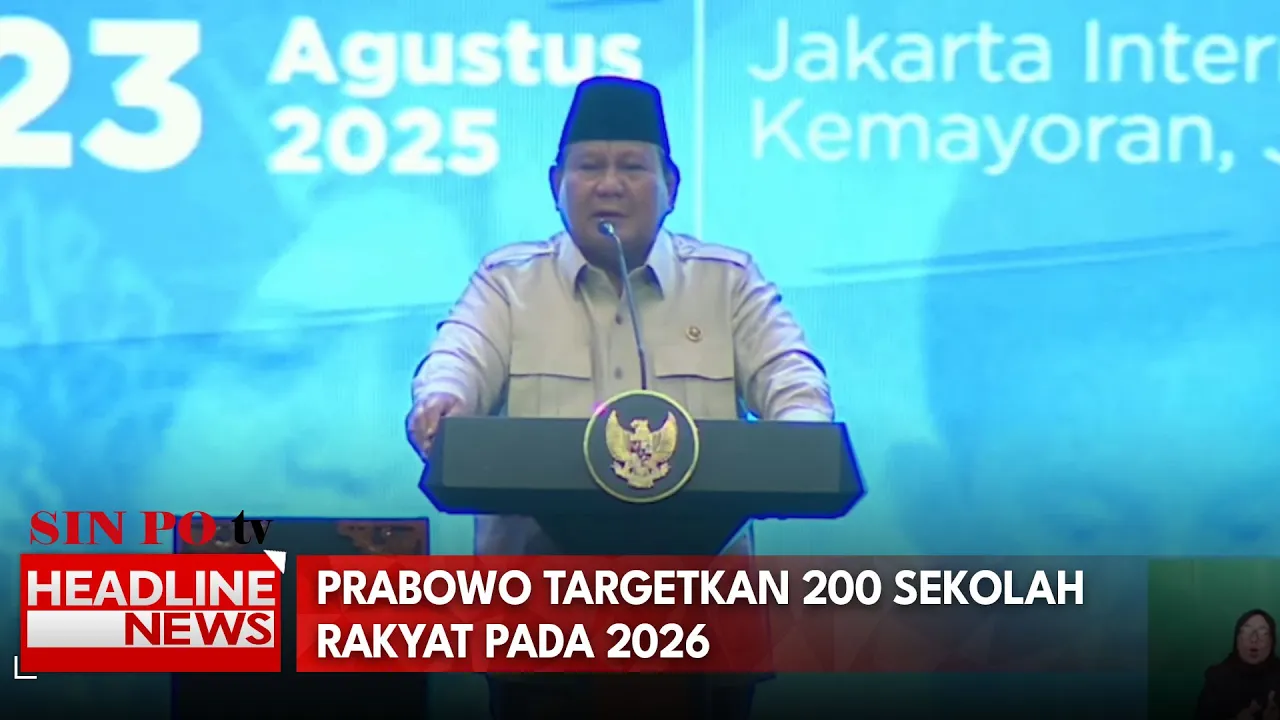Prabowo Targetkan 200 Sekolah Rakyat Pada 2026