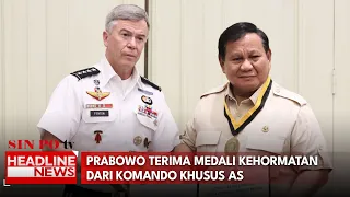 Prabowo Terima Medali Kehormatan dari Komando Khusus AS