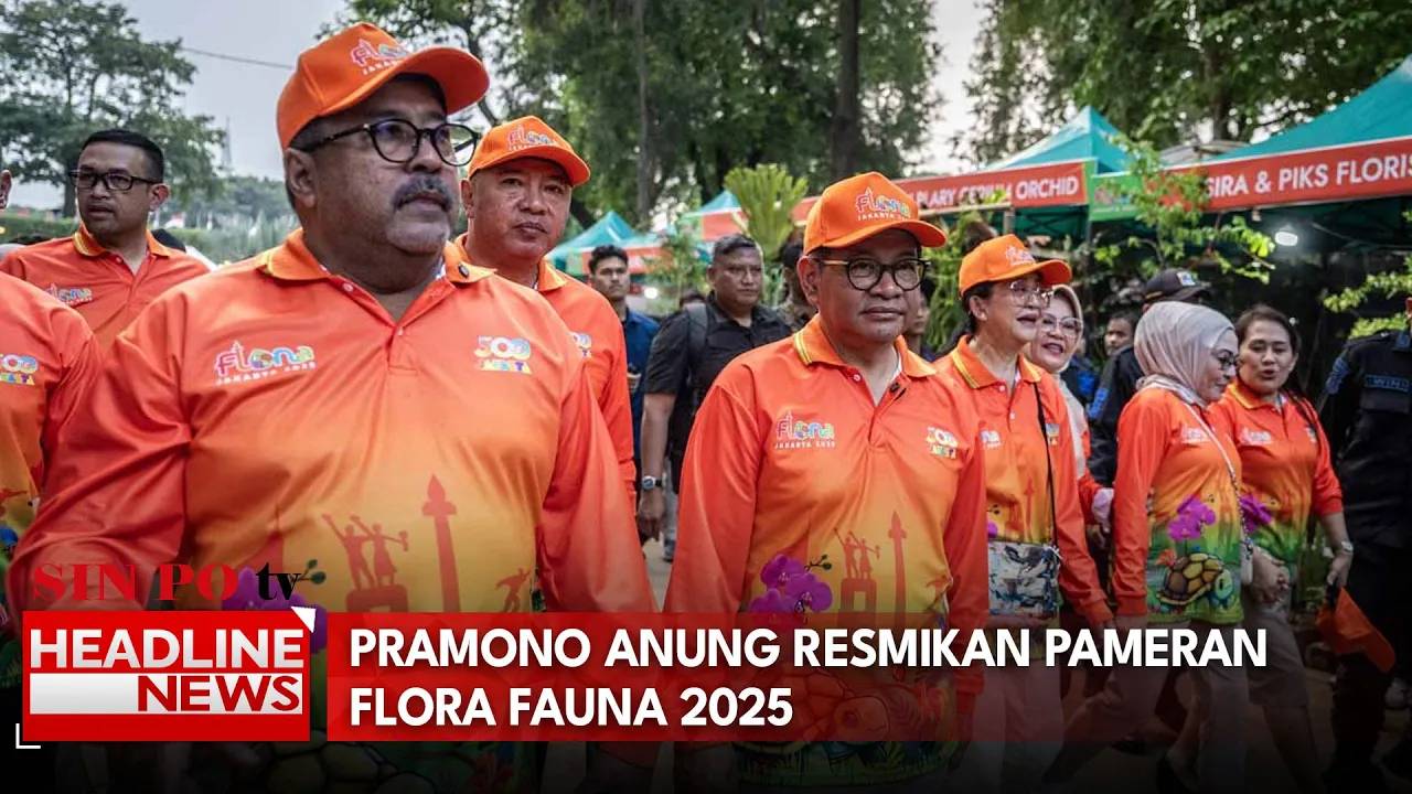 Pramono Anung Resmikan Pameran Flora Fauna 2025