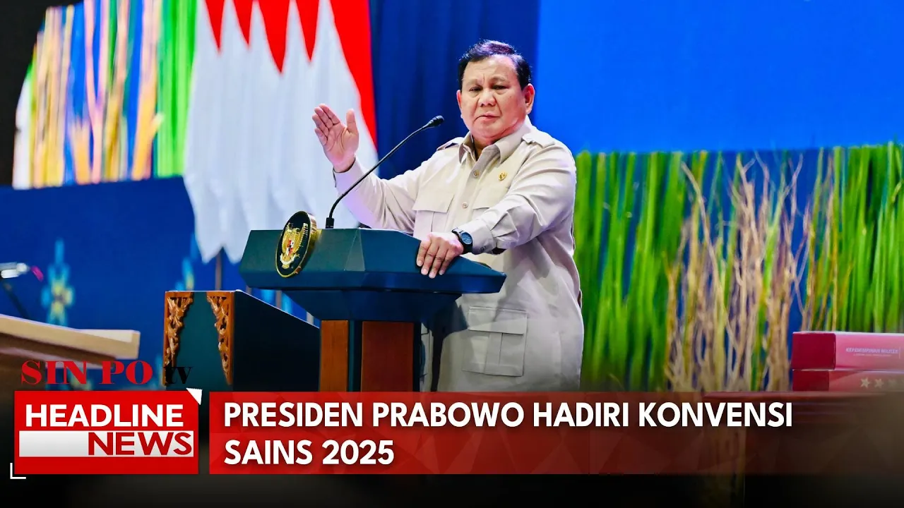 Presiden Prabowo Hadiri Konvensi Sains 2025