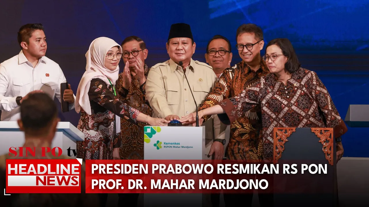 Presiden Prabowo Resmikan RS PON Prof. Dr. Mahar Mardjono