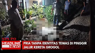 Pria Tanpa Identitas Tewas di Pinggir Jalur Kereta Grogol