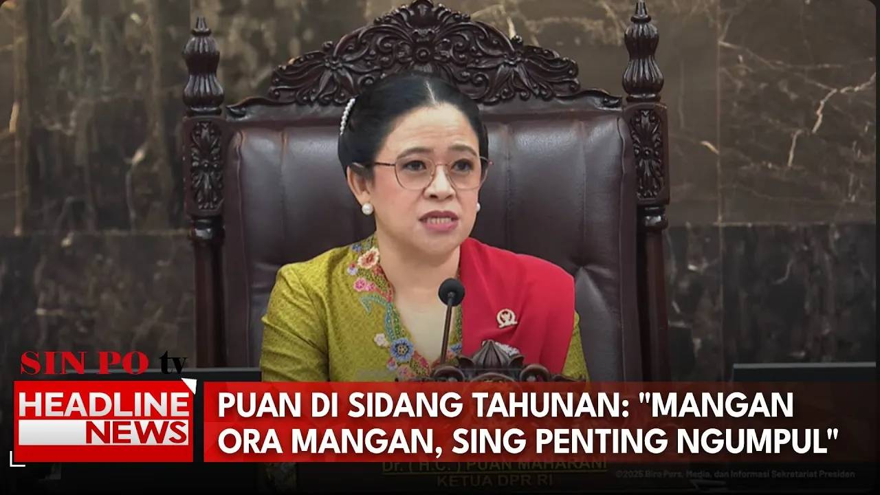 Puan Di Sidang Tahunan: "Mangan Ora Mangan, Sing Penting Ngumpul"