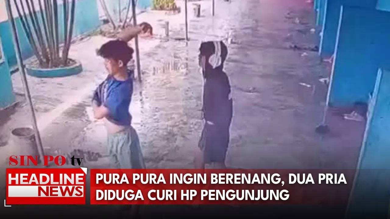 Pura-Pura Ingin Berenang, 2 Pria Diduga Curi HP Pengunjung